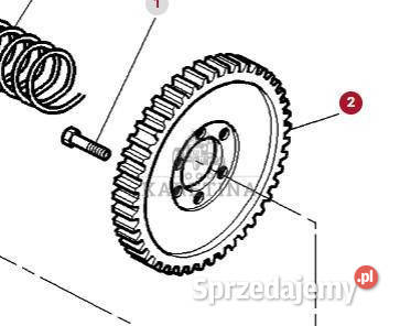 Massey Ferguson 6497 6499 Koło Zębate 3716420M1