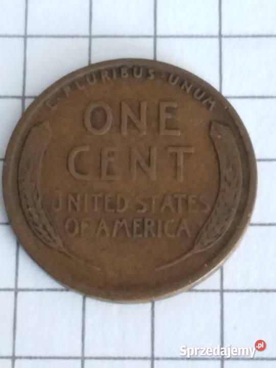 Moneta 1 cent usa Lincoln 1910 Żary