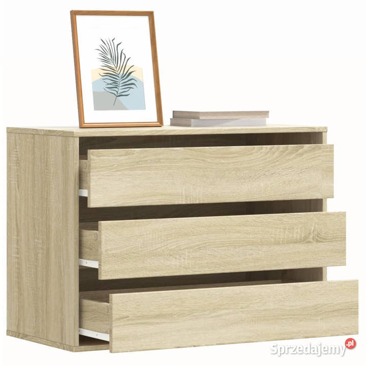 Komoda dąb sonoma 80x41x58 materiał Warszawa sprzedam