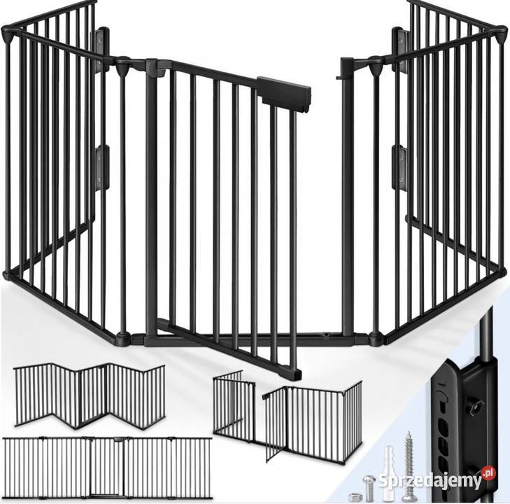 Barierka ochronna do kominka 360 czarna Piwniczna-Zdrój