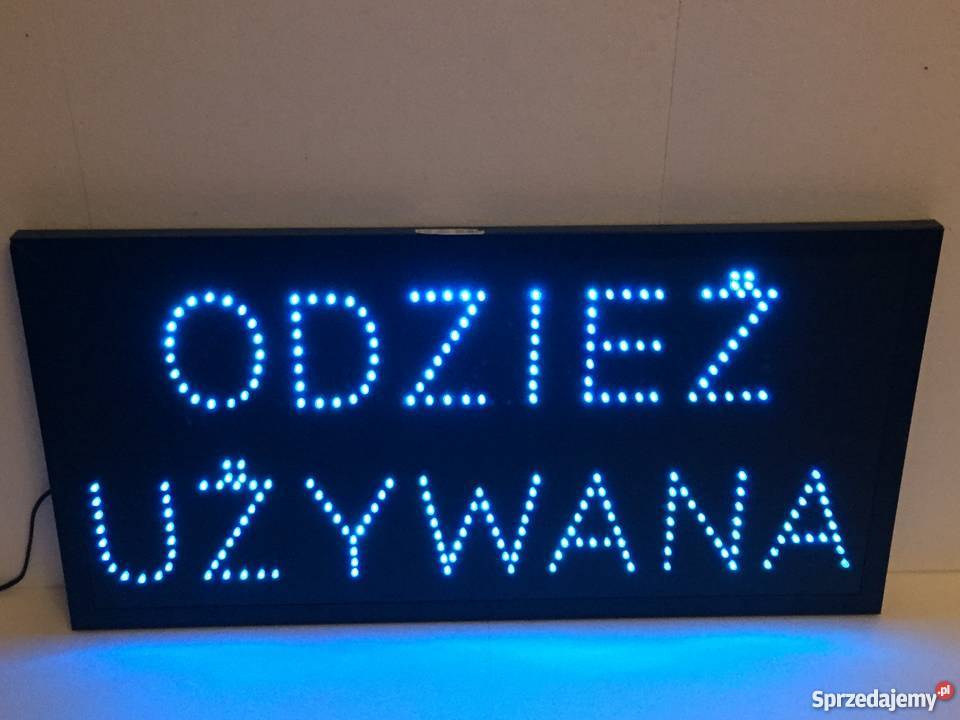 Reklama diodowa szyld 80x40 zewnętrzna mazowieckie Pomiechówek