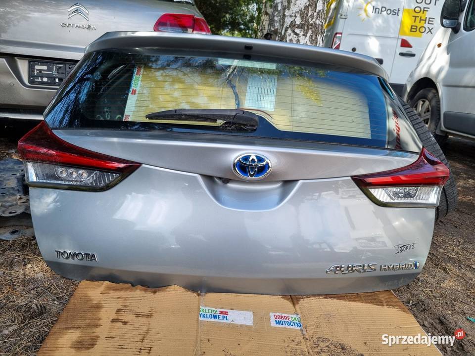 KLAPA TYLNA TYŁ BAGAŻNIKA SZYBA 1G6 TOYOTA AURIS