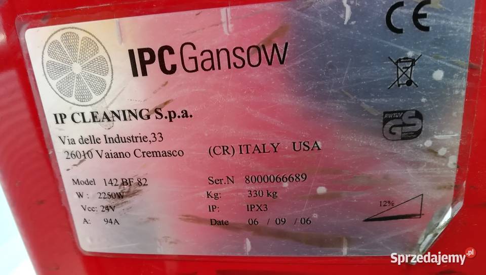 Szorowarka GANSOW 142 BF82 elektryczna lubuskie