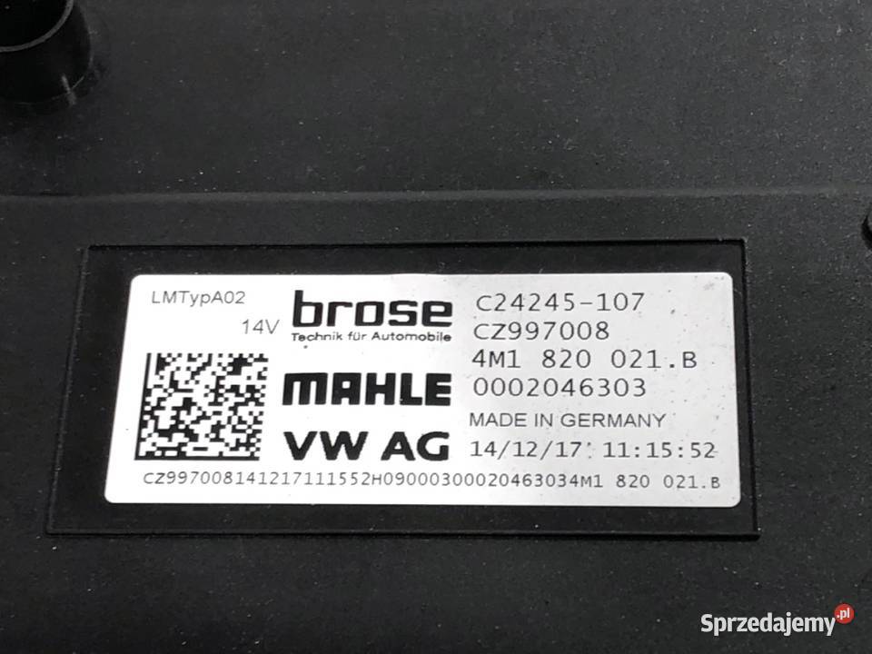 DMUCHAWA NAWIEWU AUDI Q5 FY 4M1820021B