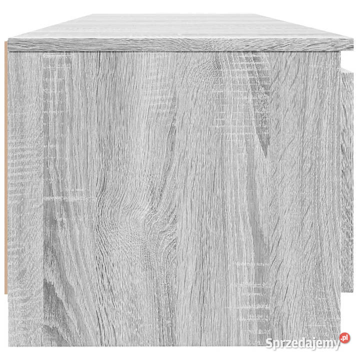 Szafka pod TV z LED szary dąb sonoma 140x40x355 Warszawa
