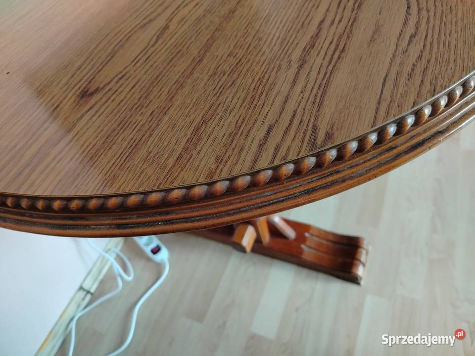 stół z krzesłami 6 drewniany drewno 78cm Kraków