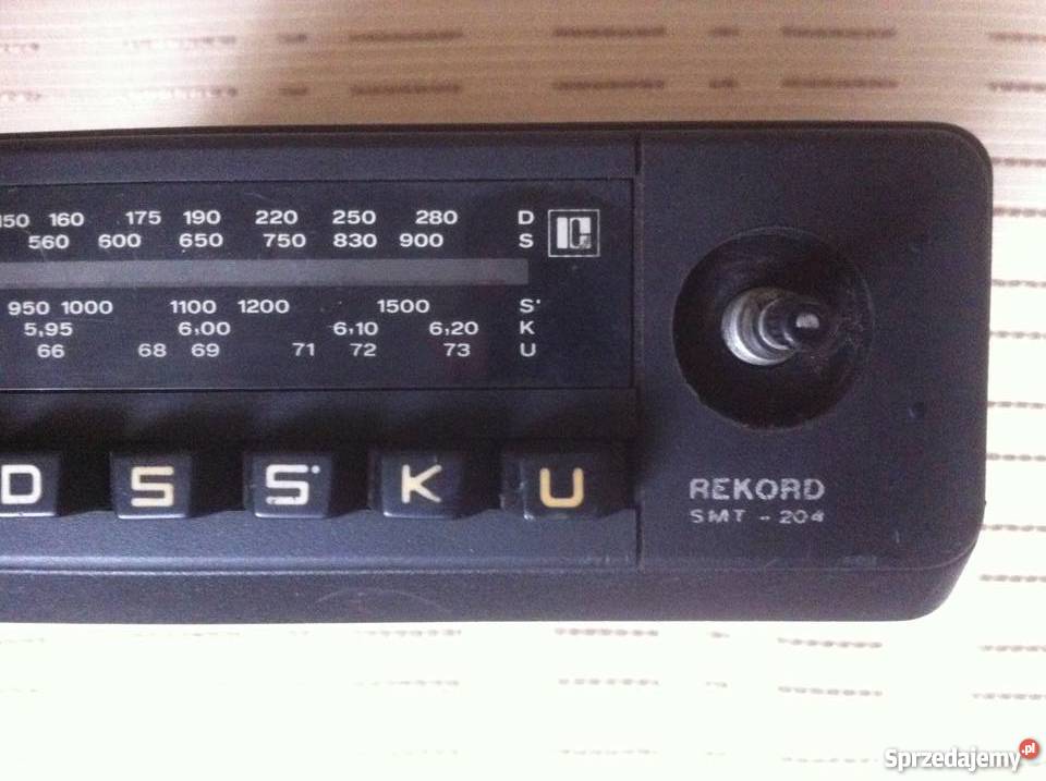 Radio Unitra Diora Rekord SMT204 Fiat 125 Opole