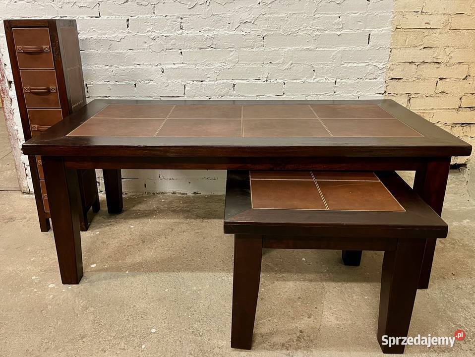 Mały stolik drewniany 56x56 Habufa Opole