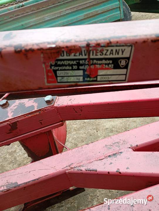 Pług awemak 4 skiby Dzierzkowice-Podwody