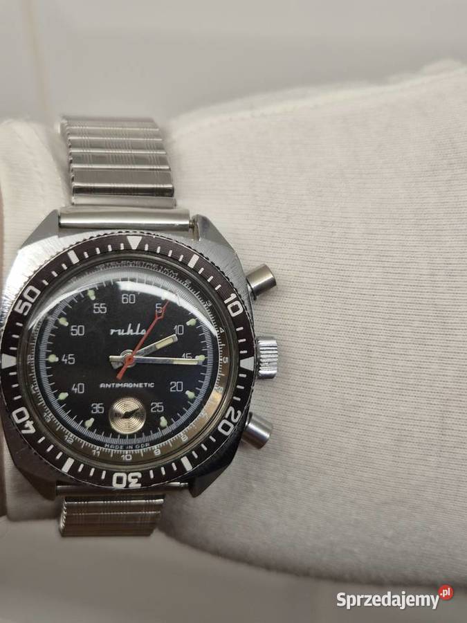 Zegarek Ruhlachronograph DDR Germany śląskie Chorzów