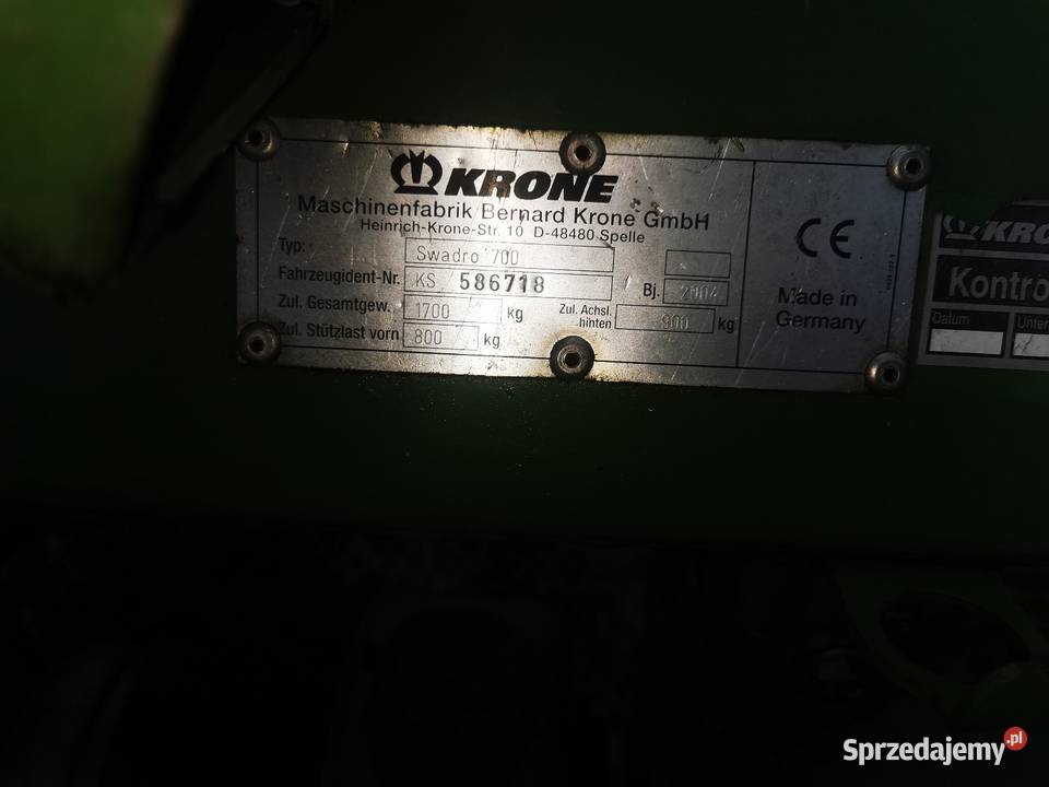 Zgrabiarka krone Mońki