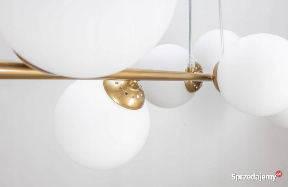LAMPA WISZĄCA SUFITOWA ŻYRANDOL NOWOCZESNA ZŁOTA sprzedam