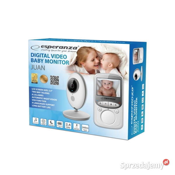 Elektroniczna niania LCD kamera nocna wizja Zabezpieczenia, nianie elektroniczne Pawłowice