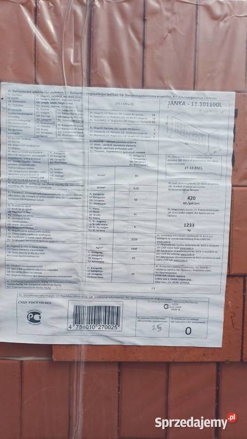 Cegła klinkierowa Lode Janka Rozdrażew