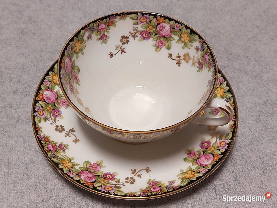 MZ ALTROHLAU Filiżanka Duet Mokka Girlandy