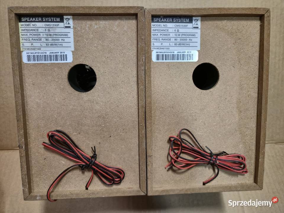Głośniki kolumny CMS 1530F sprzedam