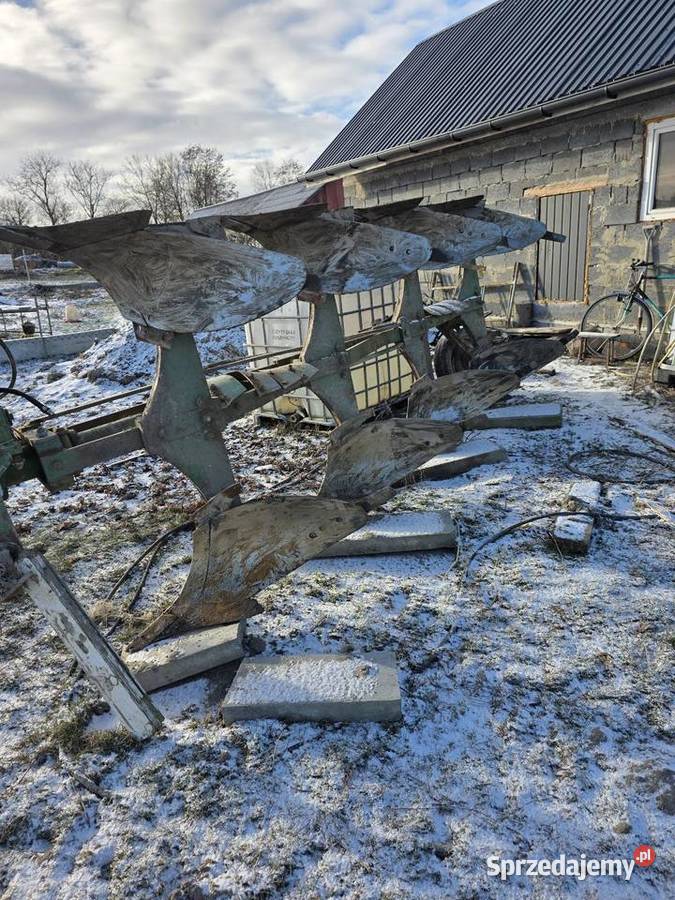 Pług gassner unia kverneland 4 skibowy obrotowy Mierzyn