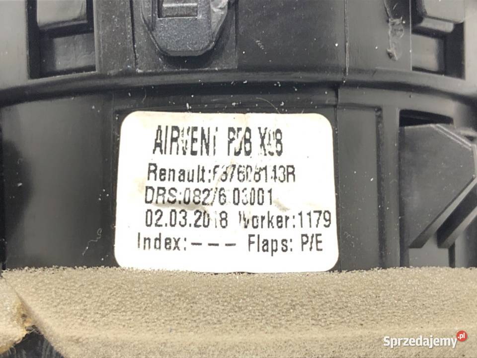 KRATKA NAWIEWU PRAWY PRZÓD RENAULT CAPTUR I podkarpackie