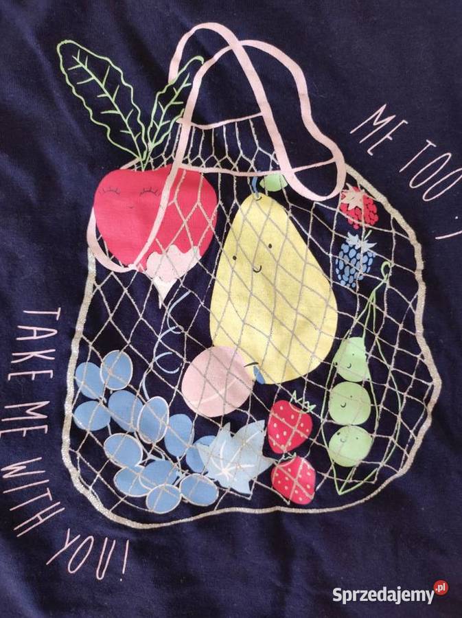 koszulka letnia z krótkim rękawem top tshirt 7 lat+