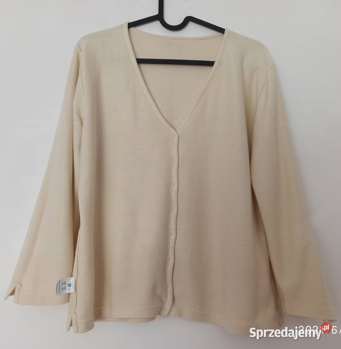 Sweter w kolorze ecru Vintage Look rozmiar LXL Radzyń Podlaski sprzedam
