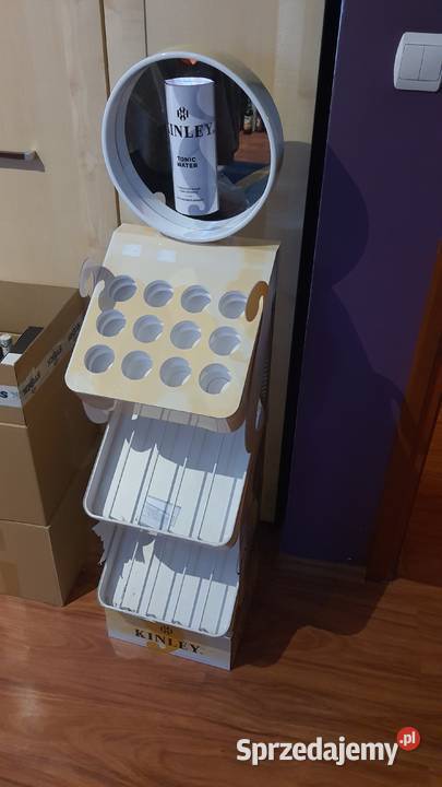 Stojak na napoje Kinley z lustrem metalowy 31cm Lublin