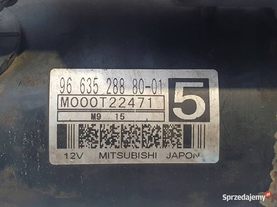 ROZRUSZNIK Peugeot Partner II 16 HDI 9663528880