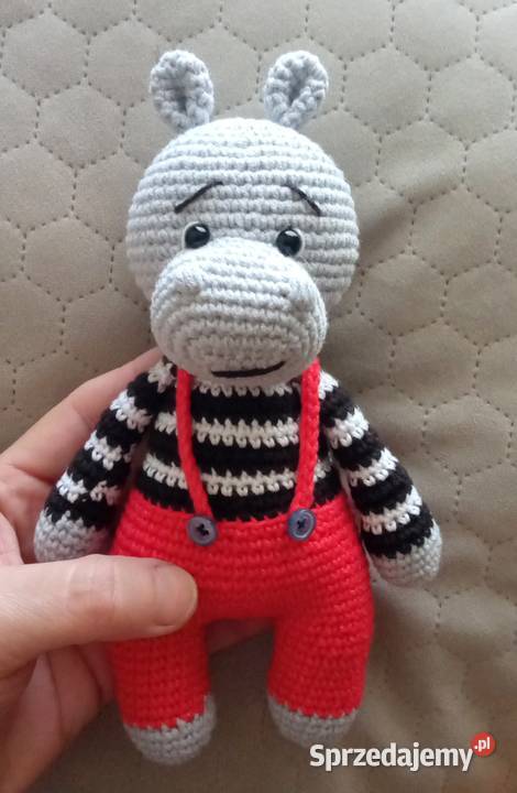 Maskotki wykonane na szydełku