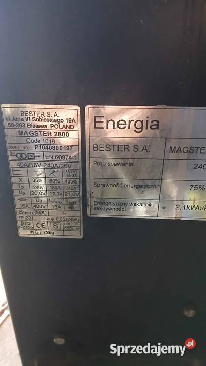 Migomat półautomat spawarka bester lincoln 2800 Półautomaty spawalnicze Zwoleń
