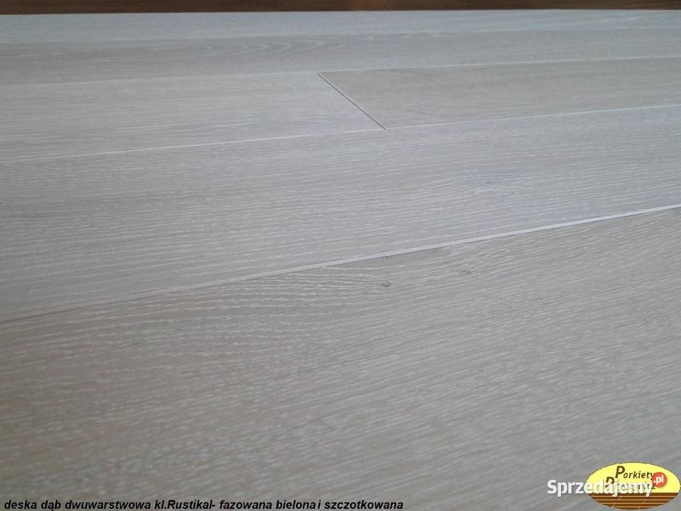 Deska podłogowa dębowa bielona dąb bielony Hajnówka