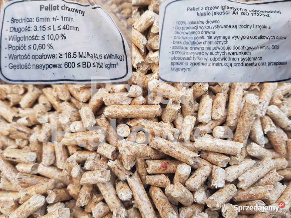 Pellet A1 White Litewski Śląsk drzewny opałowy Tarnowskie Góry