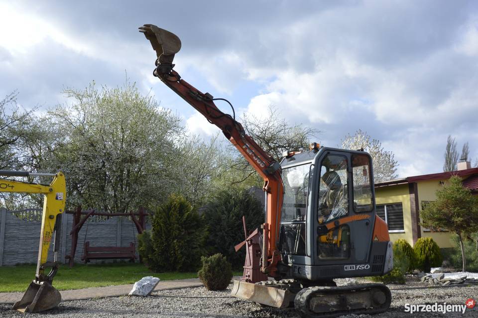 Minikoparka mini koparka PELJOB EB150 BRUTTO 98r Maszyny budowlane Złoczew