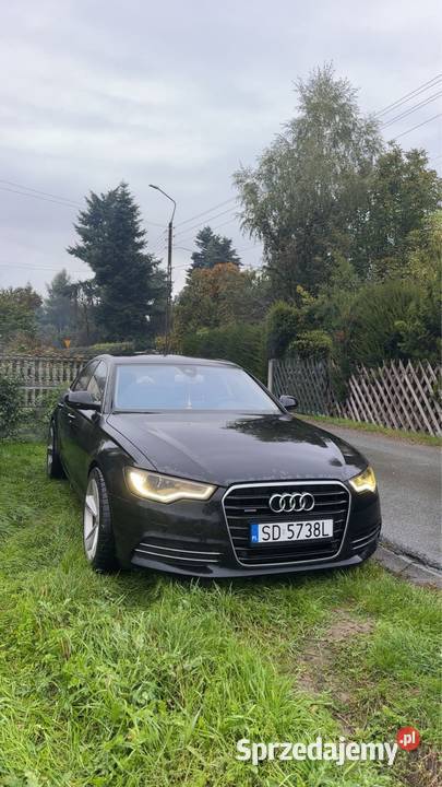 audi a6 c7 30 tfsi kompresor 2011 pneumatyka skórzana tapicerka Samochody osobowe Racibórz
