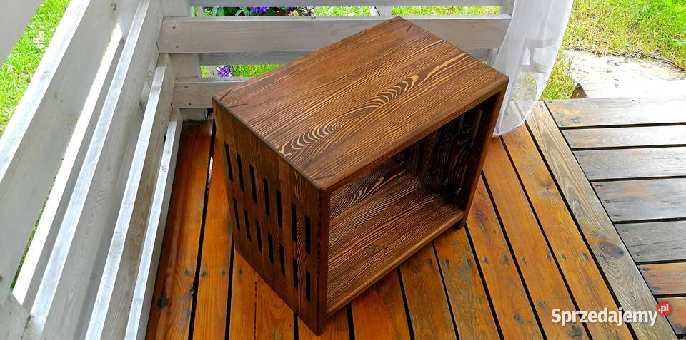 Ława drewniana stolik kawowy ławakostka 30cm Radków