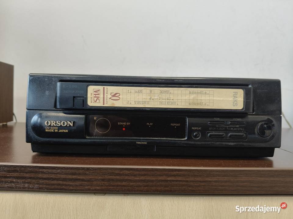 Odtwarzacz wideo VHS Made in Japan Tychy