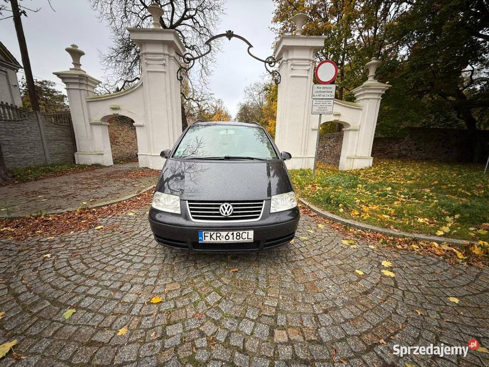 Vw Sharan 2004r lift automat 19 tdi 115 7 radio lubuskie Żary