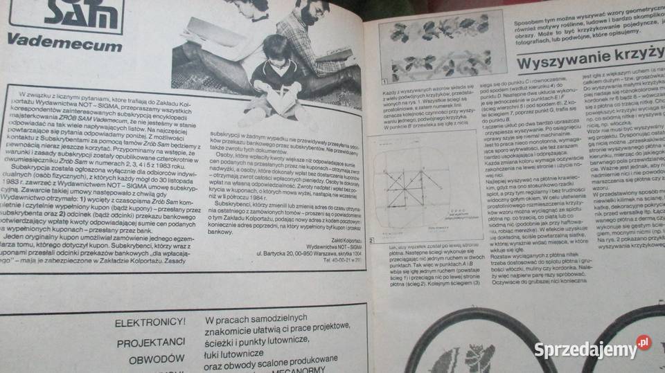 ZRÓB SAM rocznk 1984 1987 czasopisma Łódź