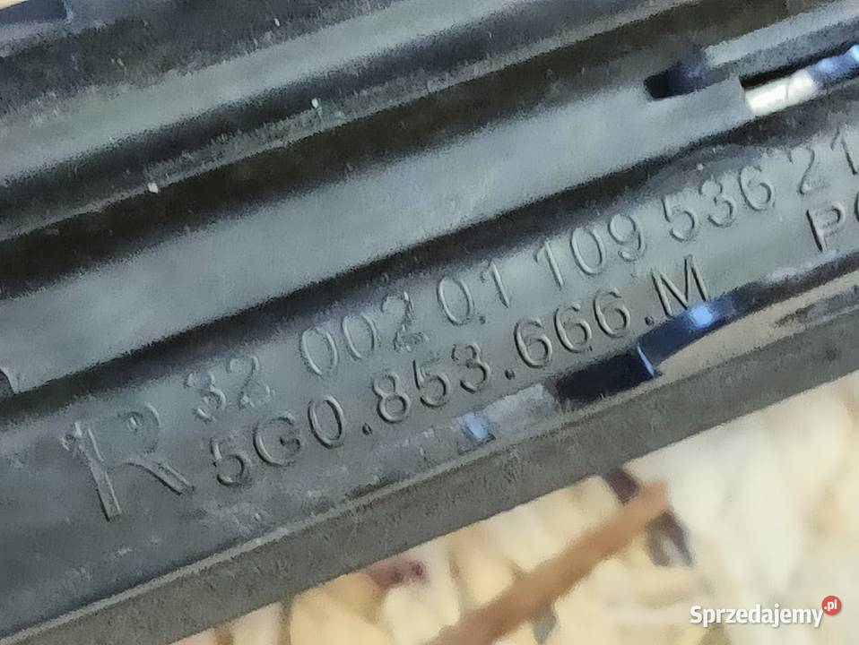 Listwa Zderzaka Halogen Prawy Przód Vw Golf 7 wielkopolskie