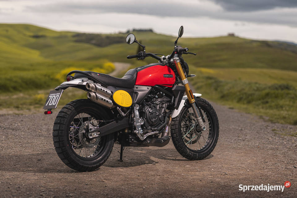 Fantic Caballero 700 Scrambler czerwony model Szczecin