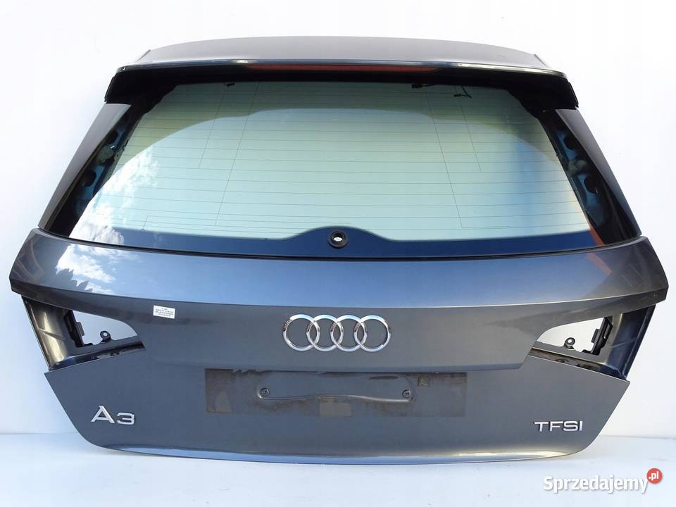 KLAPA TYŁ BAGAŻNIKA Z SZYBĄ LZ7S AUDI A3 8V 5D osobowe małopolskie
