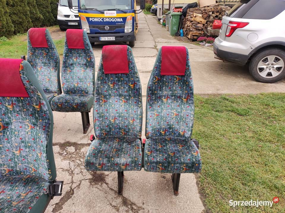 Fotel jedynka pojedyńczy dwójka do Busa Master podkarpackie Tarnobrzeg sprzedam
