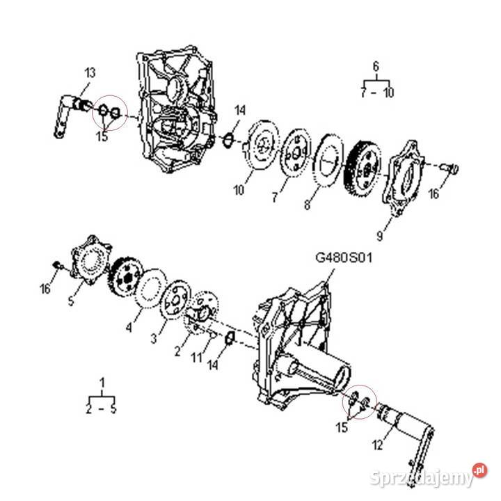 Oring 2370 x 350 mm LS MT125 LS XJ25 S801024010 Tajęcina