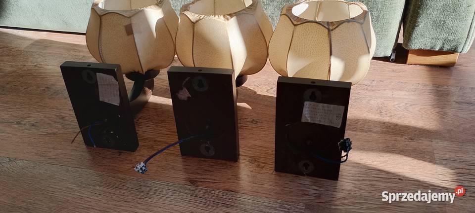 3 Kinkiety DAGO PRL Komplet 3 Kinkiety kujawsko-pomorskie Wąbrzeźno