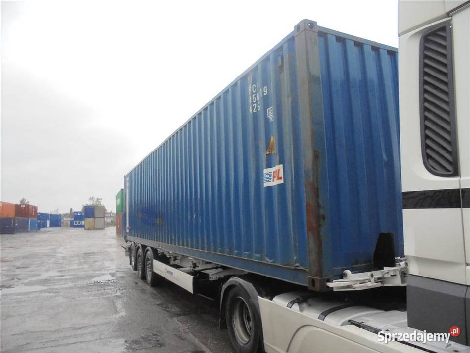 Kontener morski magazynowy budowlany 40 DV Biznes i Przemysł