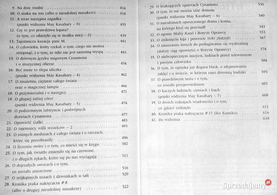 Kronika ptaka nakręcacza Haruki Murakami miękka Chełm