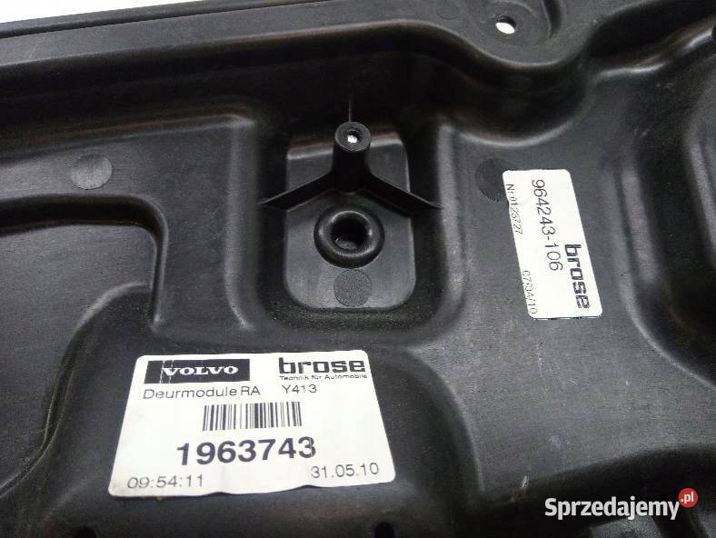 MECHANIZM SZYBY PRAWY TYŁ 30753330 Volvo XC 60 I Mechanizmy opuszczania szyb