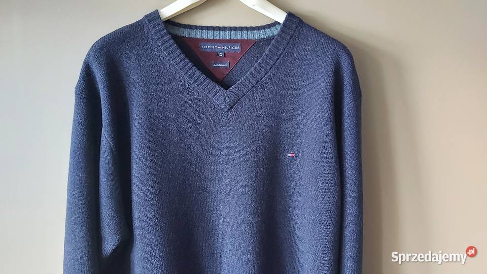 Tommy Hilfiger sweter XXL 100 lambs wool męski Lublin