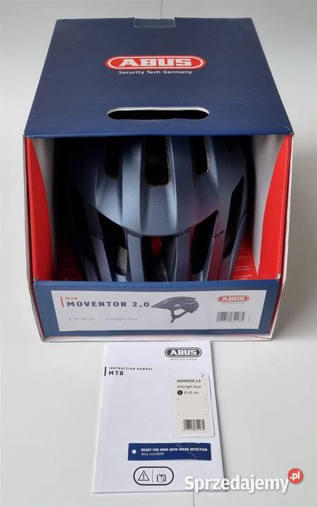 Nowy Kask MTB Abus Moventor 20 Midnight Blue L Sosnowiec