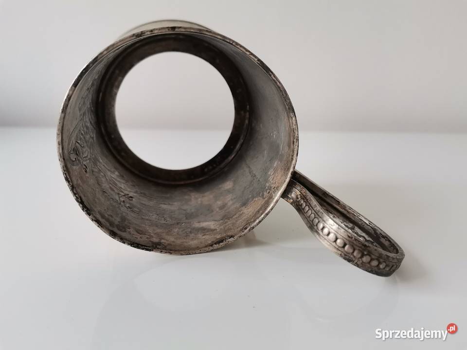 Stary posrebrzany podstakannik Trojka ZSRR 1960 Katowice sprzedam