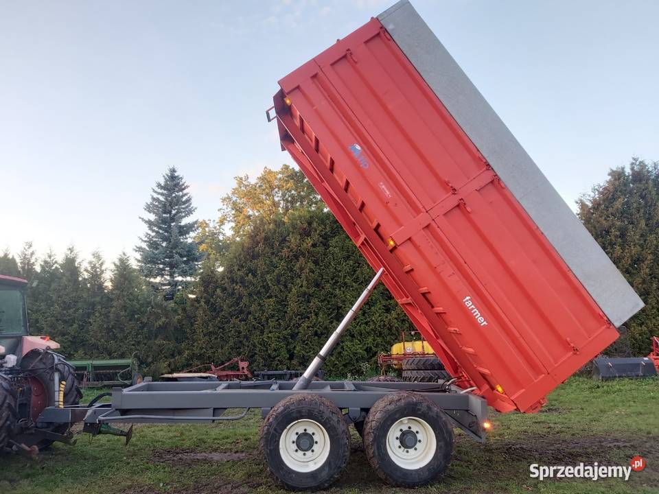 Przyczepa wywrotka tandem Umega SP 14 nieuszkodzony Jabłonowo Pomorskie