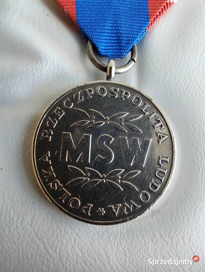Medal W Służbie Narodu Polska Rzeczpospolita warmińsko-mazurskie Olecko